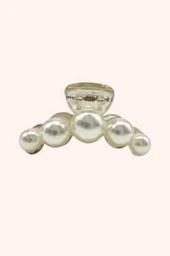 String of Pearls Mini Jaw Clip Ivory