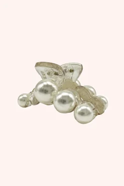 String of Pearls Mini Jaw Clip Ivory