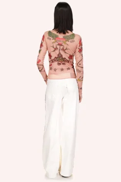 Studded Wide Leg Jeans