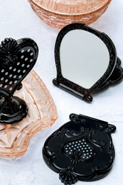Sui Black Compact Mirror