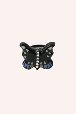 Swallowtail Hand-Painted Butterfly Ring
