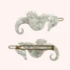 Sweet Seahorse Hair Pin Pearly White