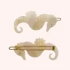Sweet Seahorse Hair Pin Pink Glitz