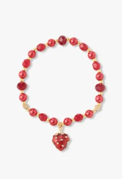 Sweet Strawberry Charm Bracelet