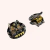 The Cat's Meow Cat Jaw Clip Pair Black Multi