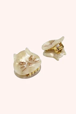 The Cat's Meow Jaw Clip Pair Ivory