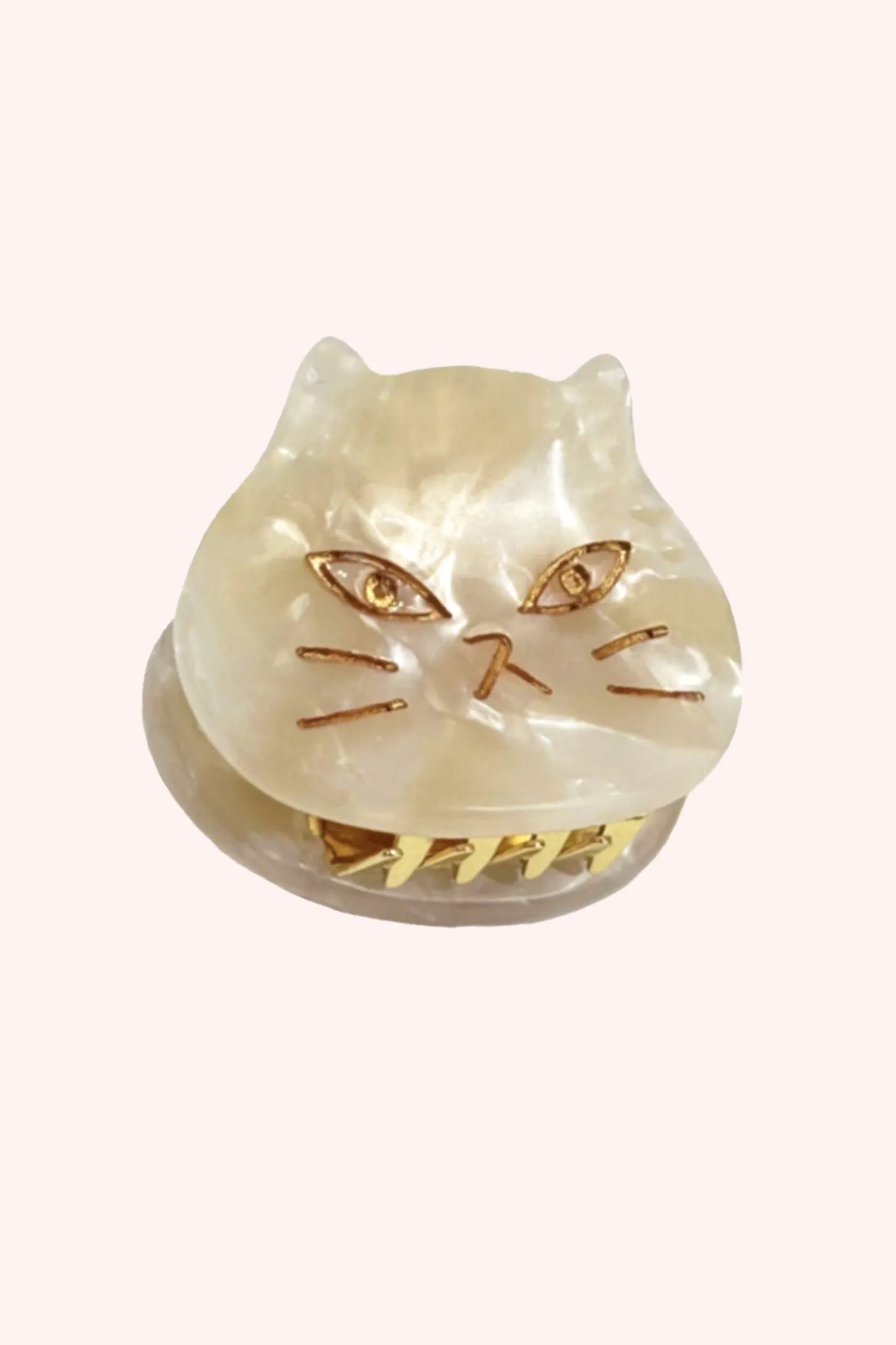 The Cat's Meow Jaw Clip Pair Ivory