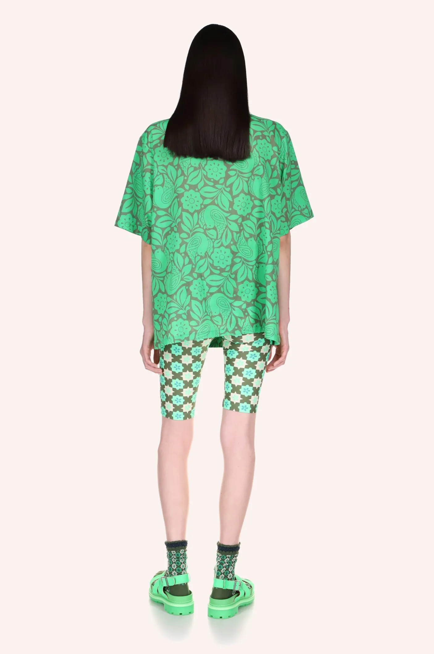Utopian Gingham Bike Shorts