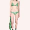Utopian Gingham Triangle Bikini Set